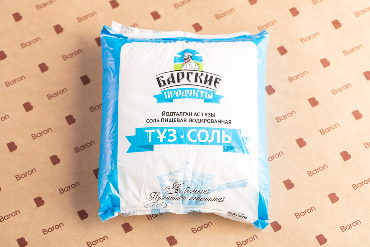 Соль йодированная пищевая «Барские продукты», 1 кг